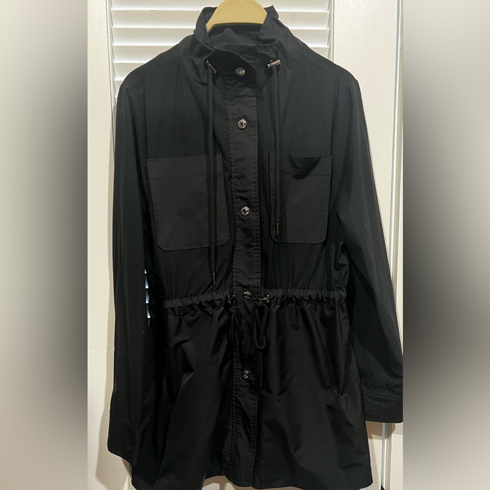 Anatomie Black Mixed Media Jacket